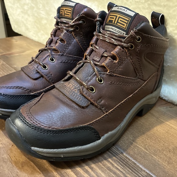 Ariat Women's All Terrain Weather Waterproof Leather Hiking Boot Brown Size 9.5B - Picture 2 of 16